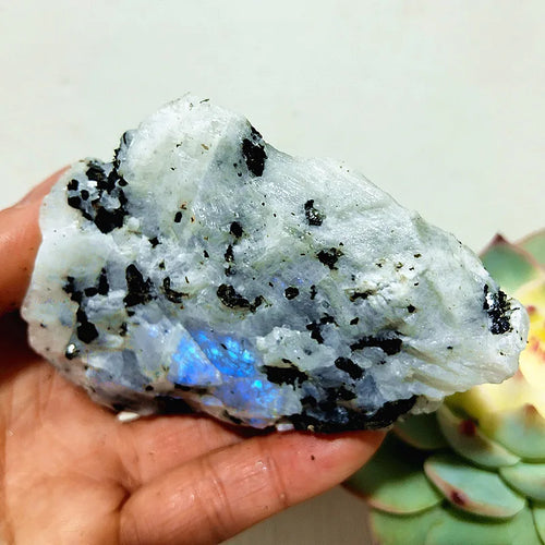 Moonstone Labradorite Crude Raw Ore Marker Stone