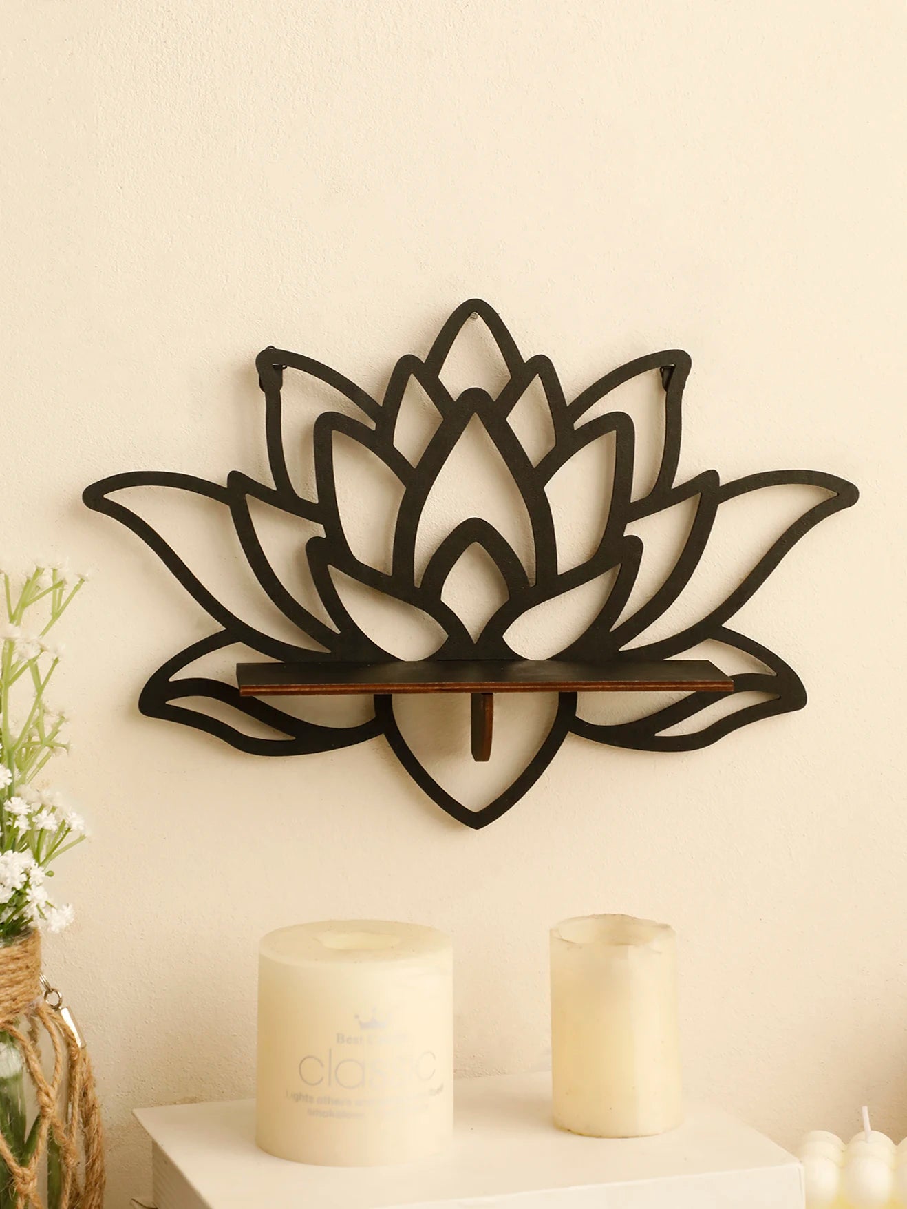 Lotus Crystal Shelf Display