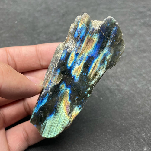 Natural Raw Labradorite Rock Crystal