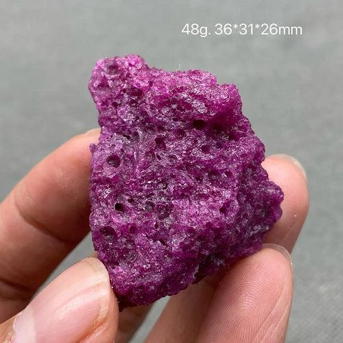 100% Natural Fluorescent Ruby Rough Mineral Stones