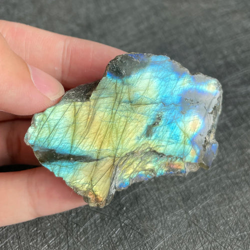 Natural Raw Labradorite Rock Crystal