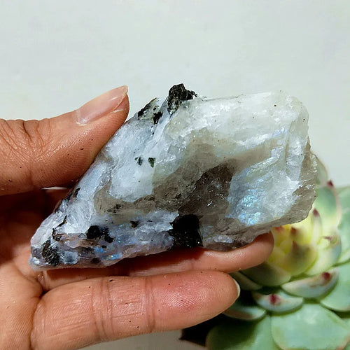 Moonstone Labradorite Crude Raw Ore Marker Stone