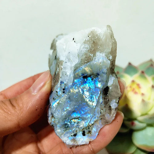 Moonstone Labradorite Crude Raw Ore Marker Stone