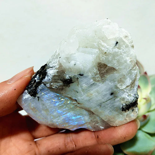 Moonstone Labradorite Crude Raw Ore Marker Stone