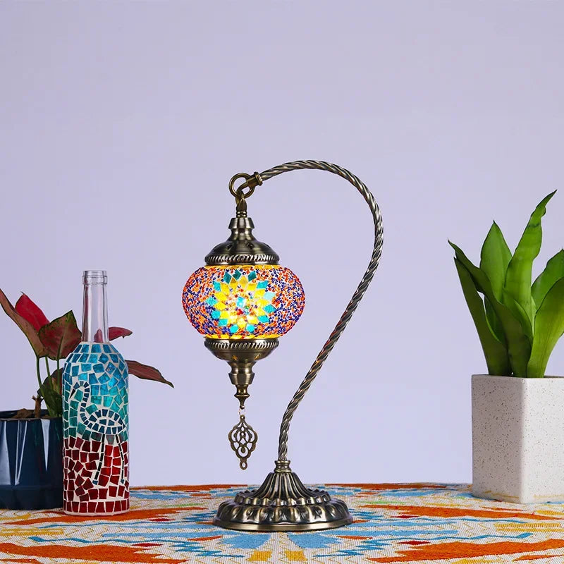 Bohemian Moroccan Mosaic Table Lamp