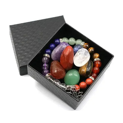 Seven Chakra Energy Stone Combination Set