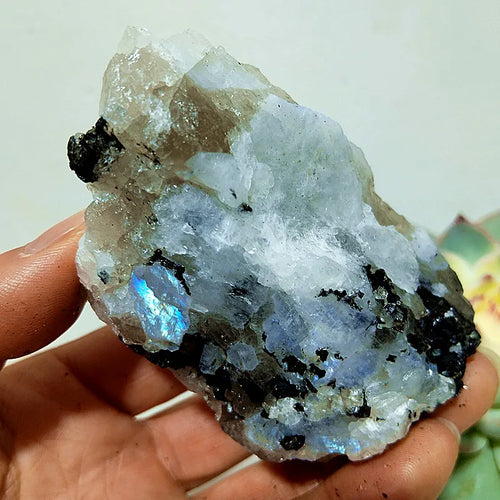 Moonstone Labradorite Crude Raw Ore Marker Stone