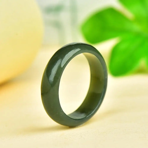 Natural Green Jade Ring