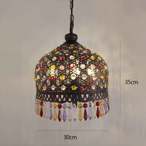 Bohemian Retro Colored Chandelier