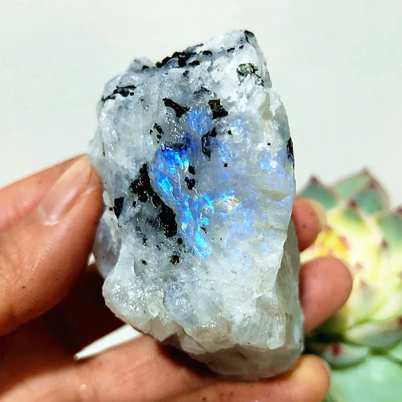 Moonstone Labradorite Crude Raw Ore Marker Stone