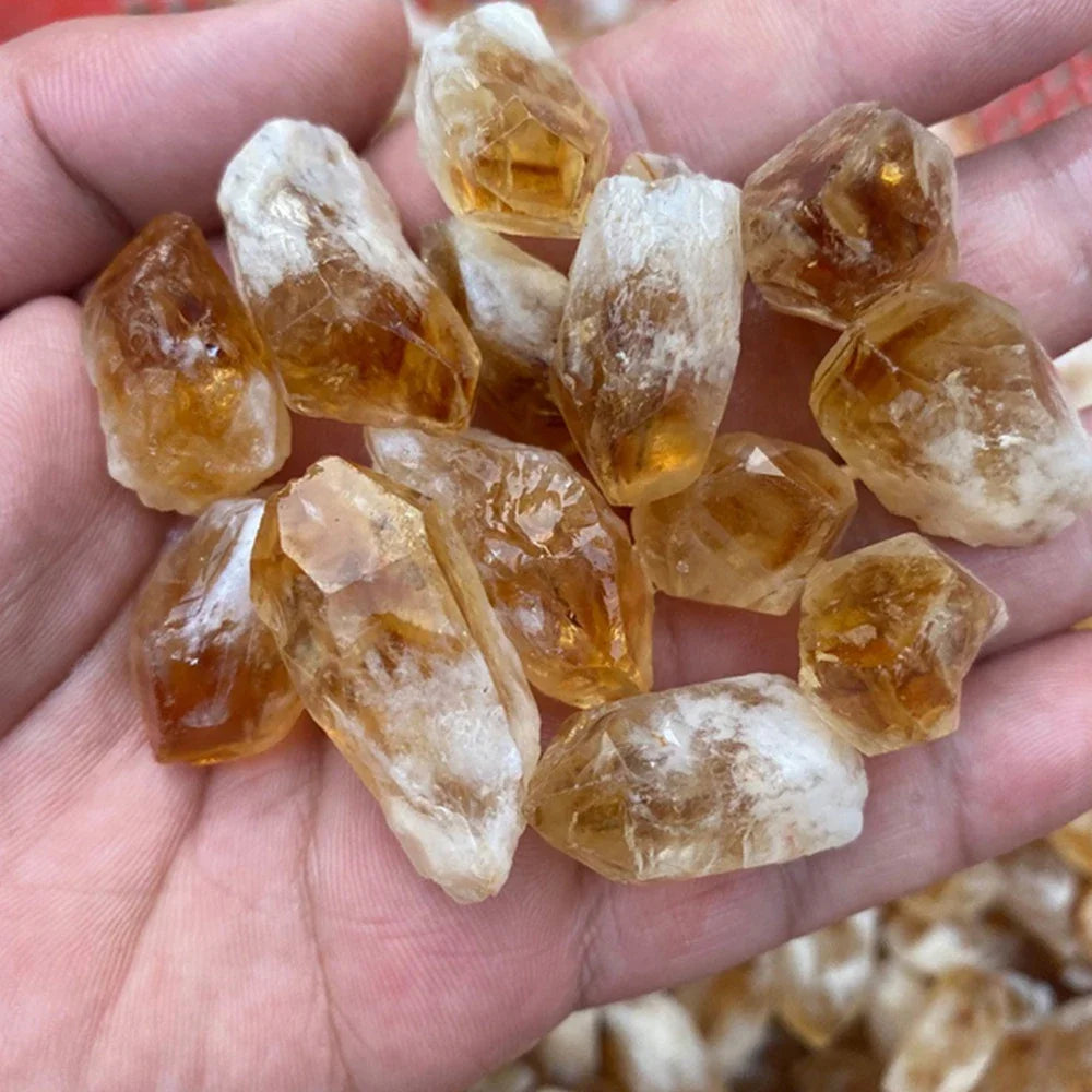 Natural Brazilian Rough Citrine Cluster