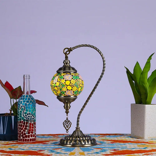 Bohemian Moroccan Mosaic Table Lamp