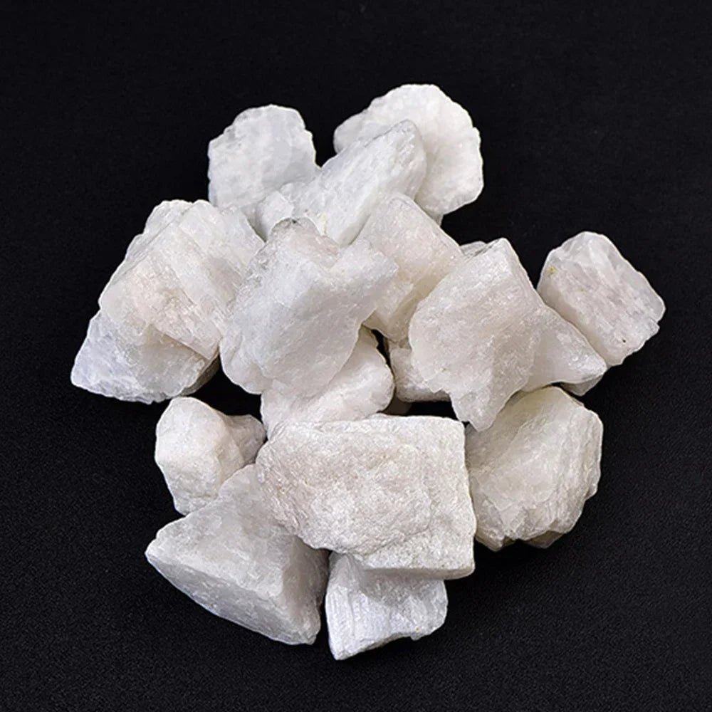 Natural White Moonstone Raw Stones