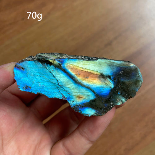 Natural Raw Labradorite Rock Crystal