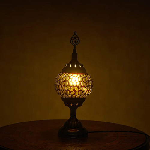 Vintage Handmade Mosaic Lamp