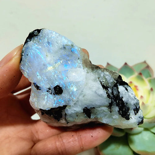 Moonstone Labradorite Crude Raw Ore Marker Stone