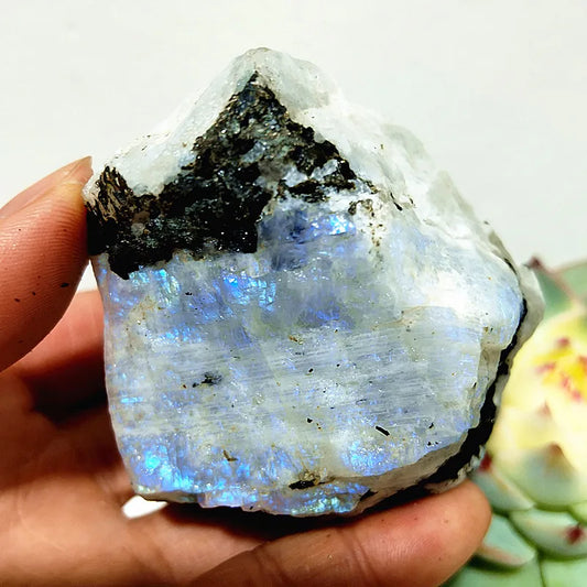 Moonstone Labradorite Crude Raw Ore Marker Stone