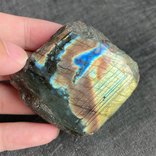 Natural Raw Labradorite Rock Crystal