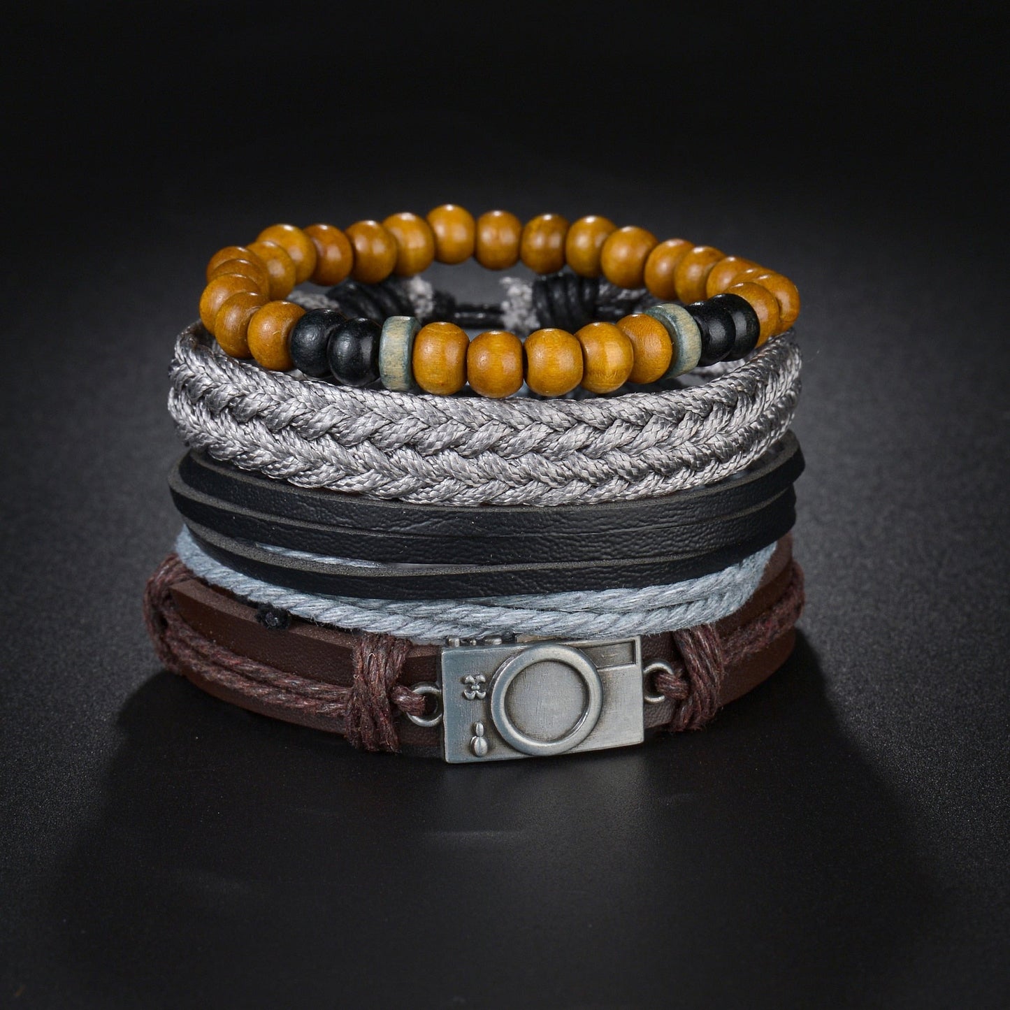 Men’s Multilayered Bohemian Bracelet