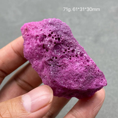 100% Natural Fluorescent Ruby Rough Mineral Stones