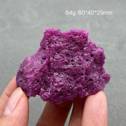 100% Natural Fluorescent Ruby Rough Mineral Stones