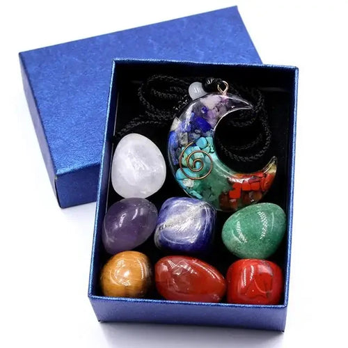 Seven Chakra Energy Stone Combination Set