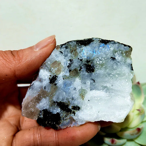 Moonstone Labradorite Crude Raw Ore Marker Stone