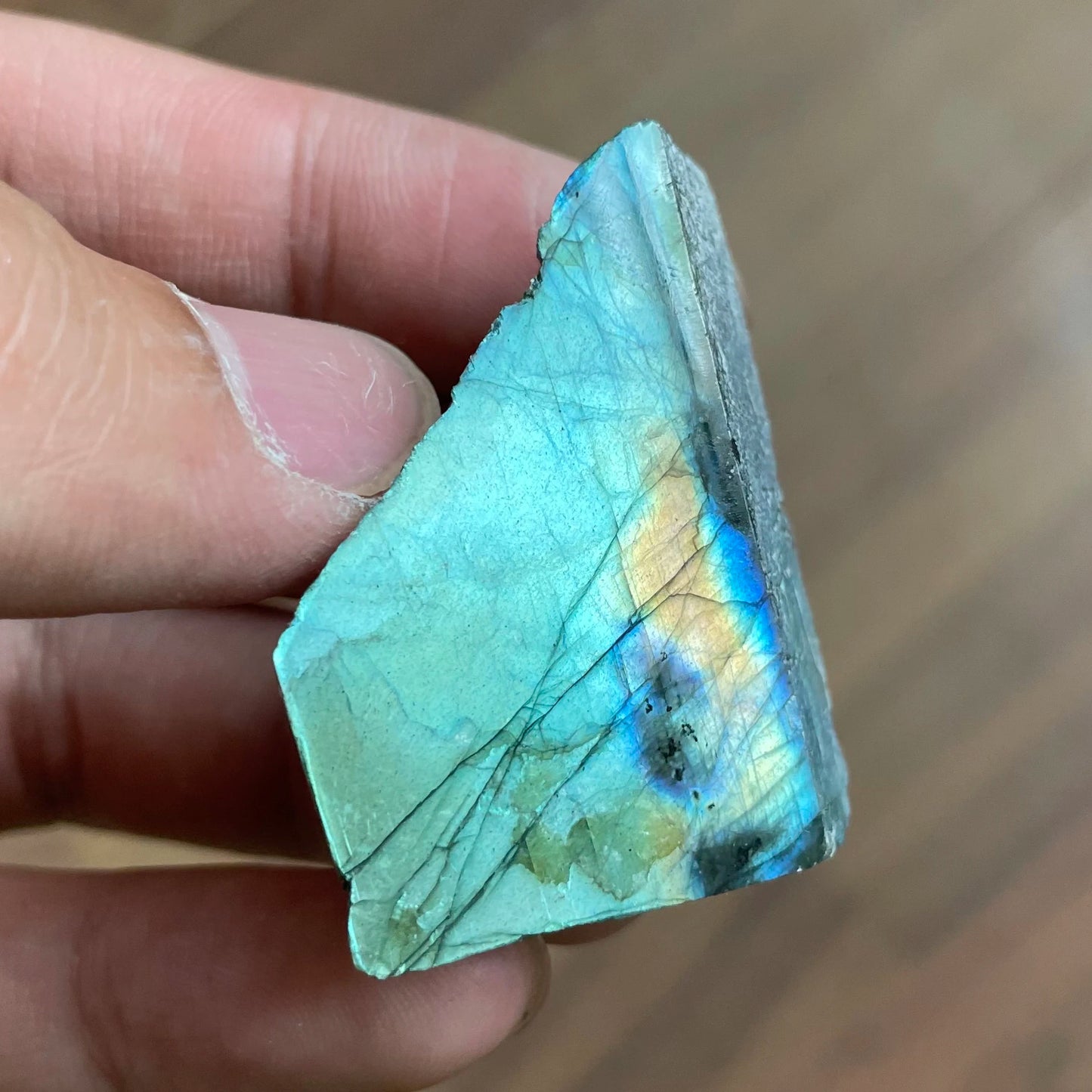 Natural Raw Labradorite Rock Crystal