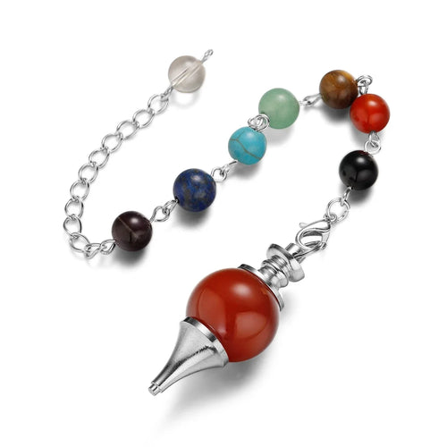 Healing Chakra Crystal Ball Pendulum