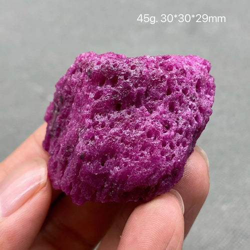 100% Natural Fluorescent Ruby Rough Mineral Stones