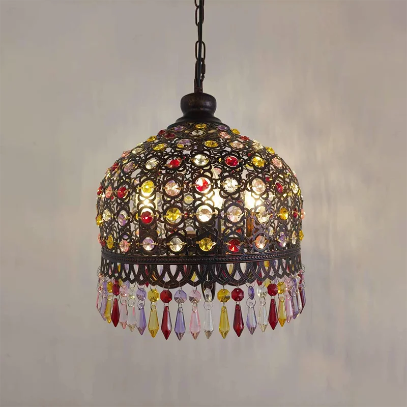 Bohemian Retro Colored Chandelier