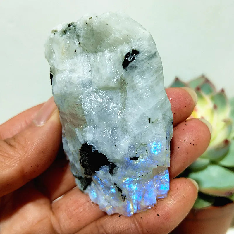 Moonstone Labradorite Crude Raw Ore Marker Stone