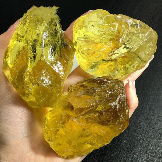 Natural Raw Crystal Citrine Rough Stones