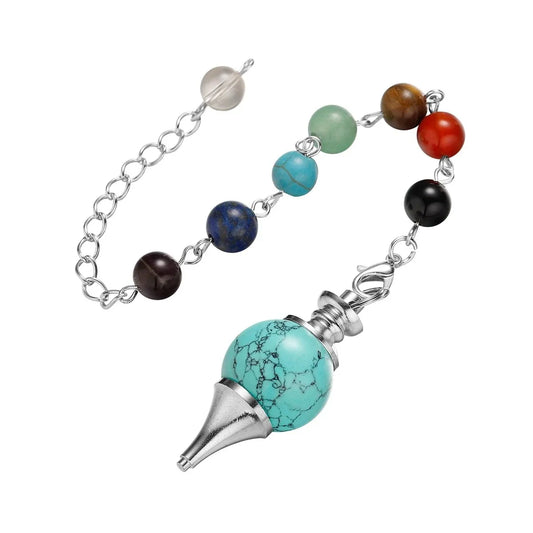 Healing Chakra Crystal Ball Pendulum