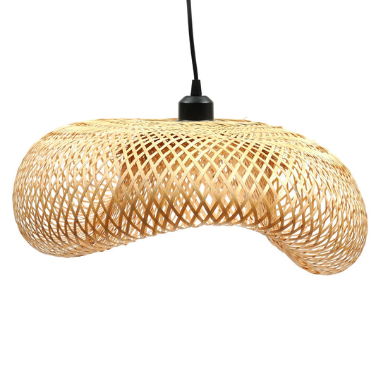 Handwoven Bamboo Wicker Pendant Lamp