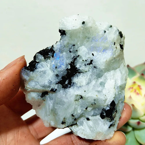 Moonstone Labradorite Crude Raw Ore Marker Stone