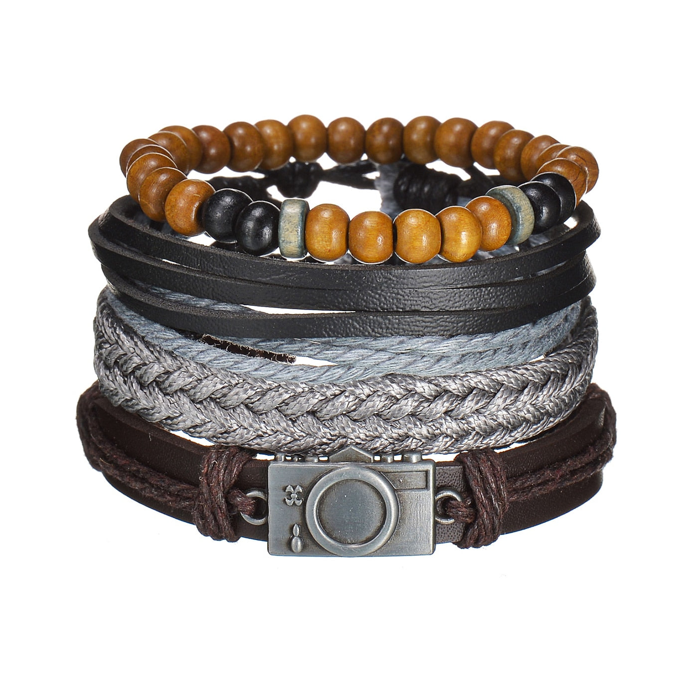 Men’s Multilayered Bohemian Bracelet