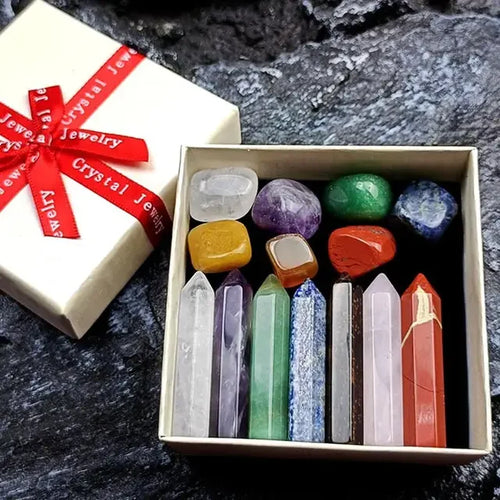 Seven Chakra Energy Stone Combination Set