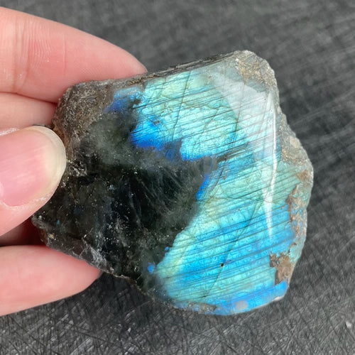 Natural Raw Labradorite Rock Crystal