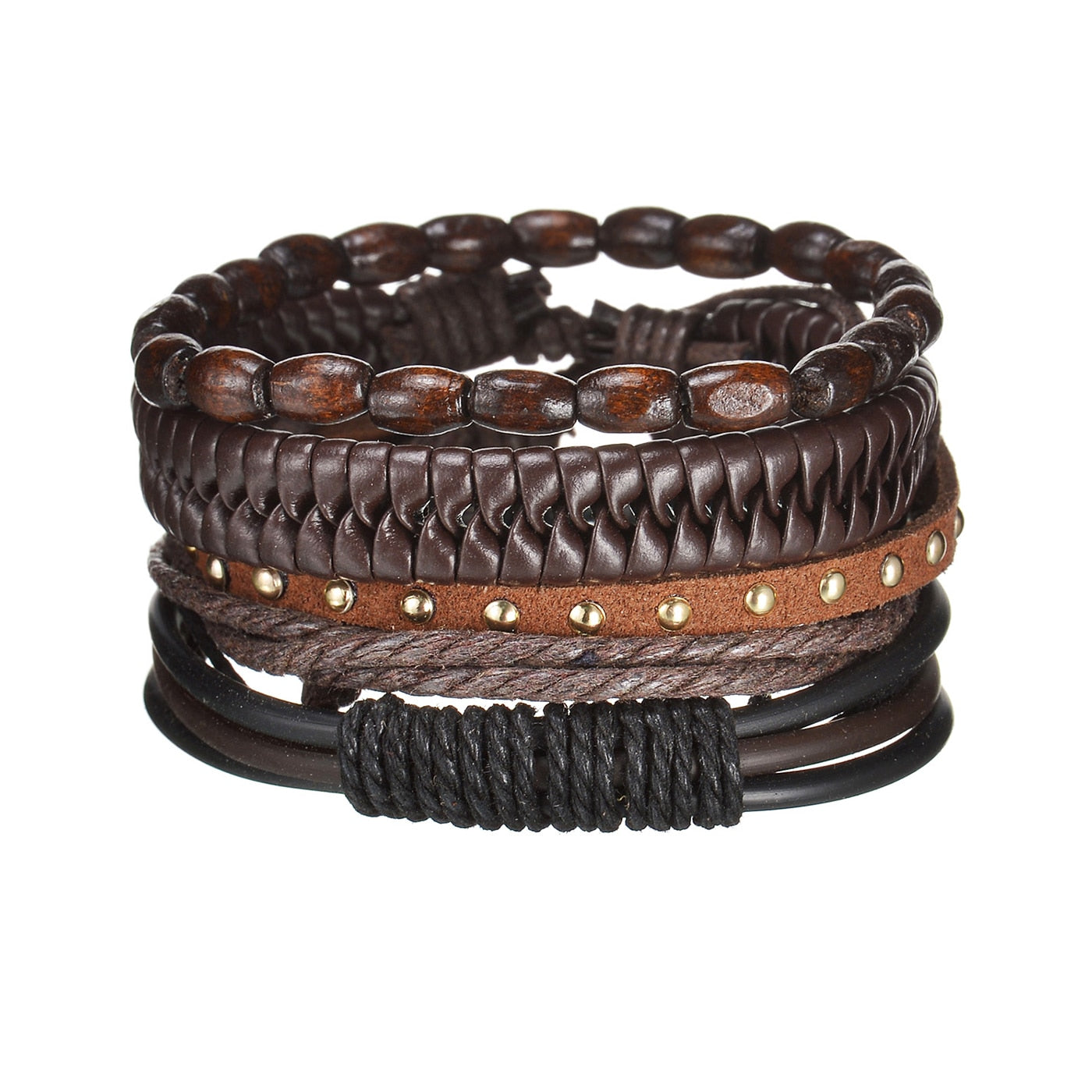 Men’s Multilayered Bohemian Bracelet