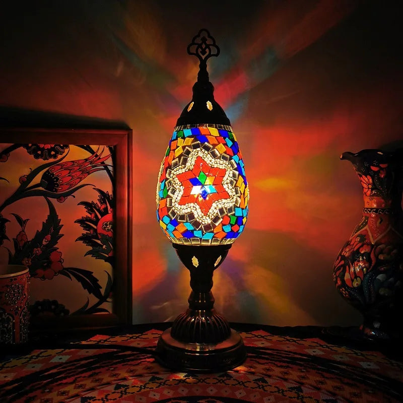 Vintage Handmade Bohemian Lamp