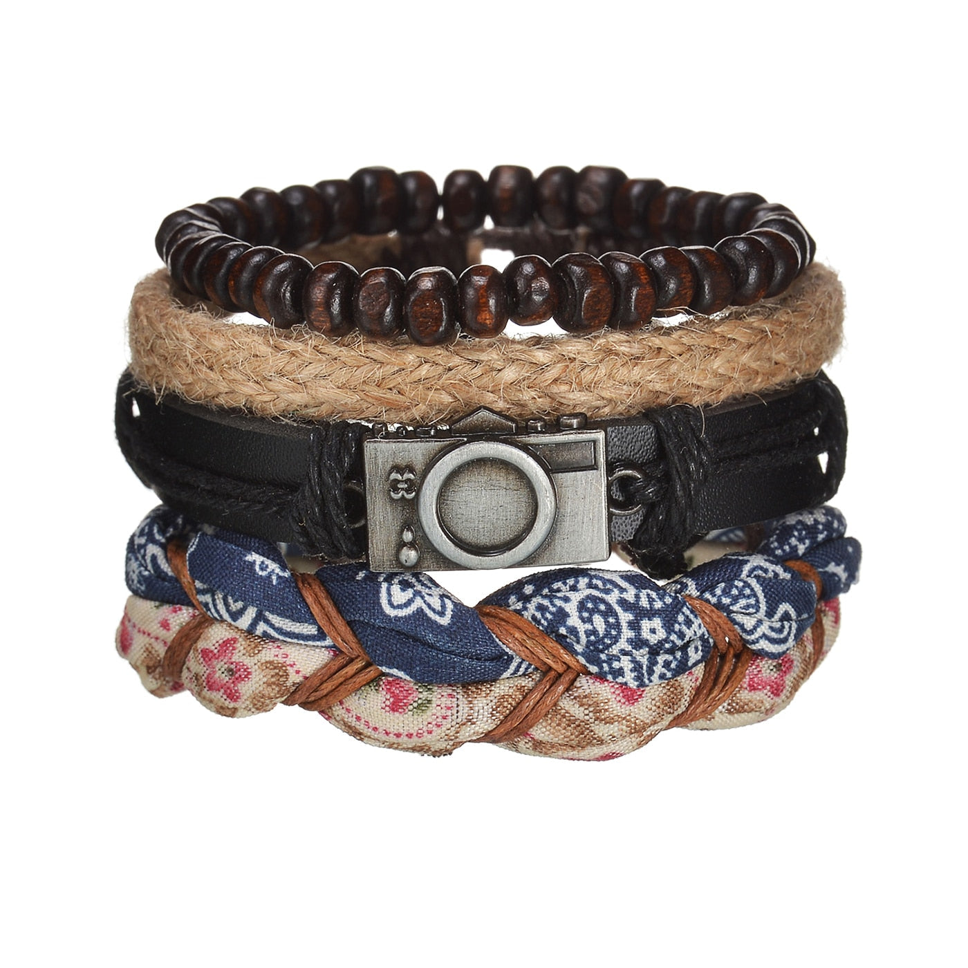 Men’s Multilayered Bohemian Bracelet