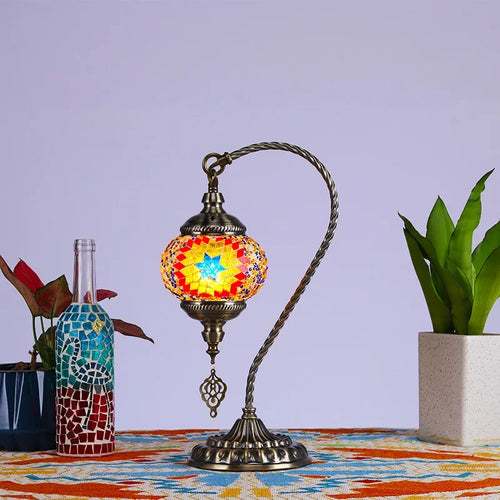 Bohemian Moroccan Mosaic Table Lamp