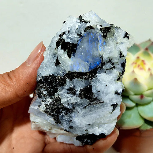 Moonstone Labradorite Crude Raw Ore Marker Stone