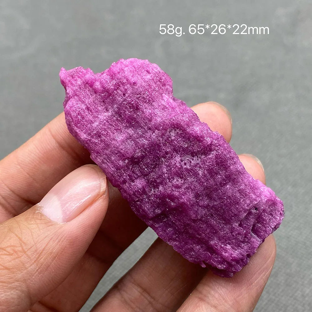 100% Natural Fluorescent Ruby Rough Mineral Stones