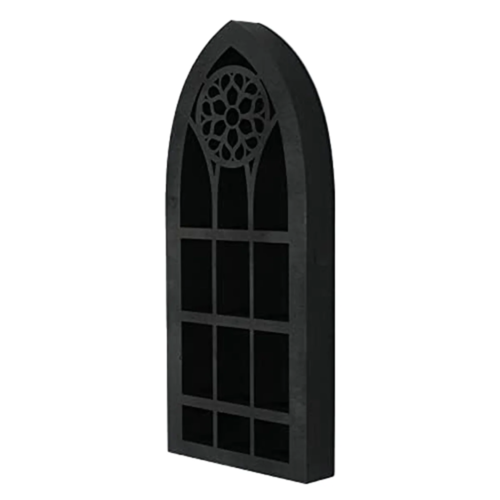 Wall Mounted Old Church Window Floating Shelf