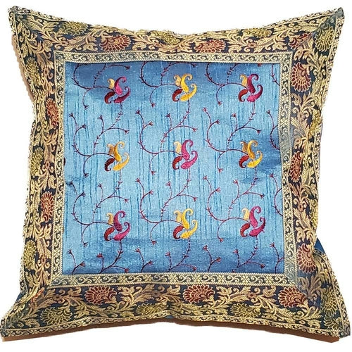 Jacquard Embroidery Patchwork Cushion Cover – Bohemian Home Accent