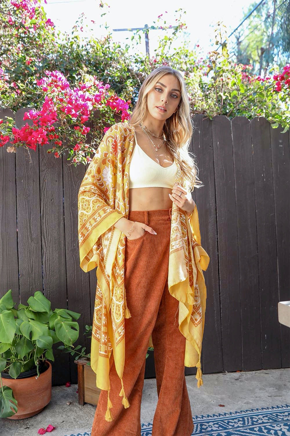 Moroccan Inspired Bohemian Kimono