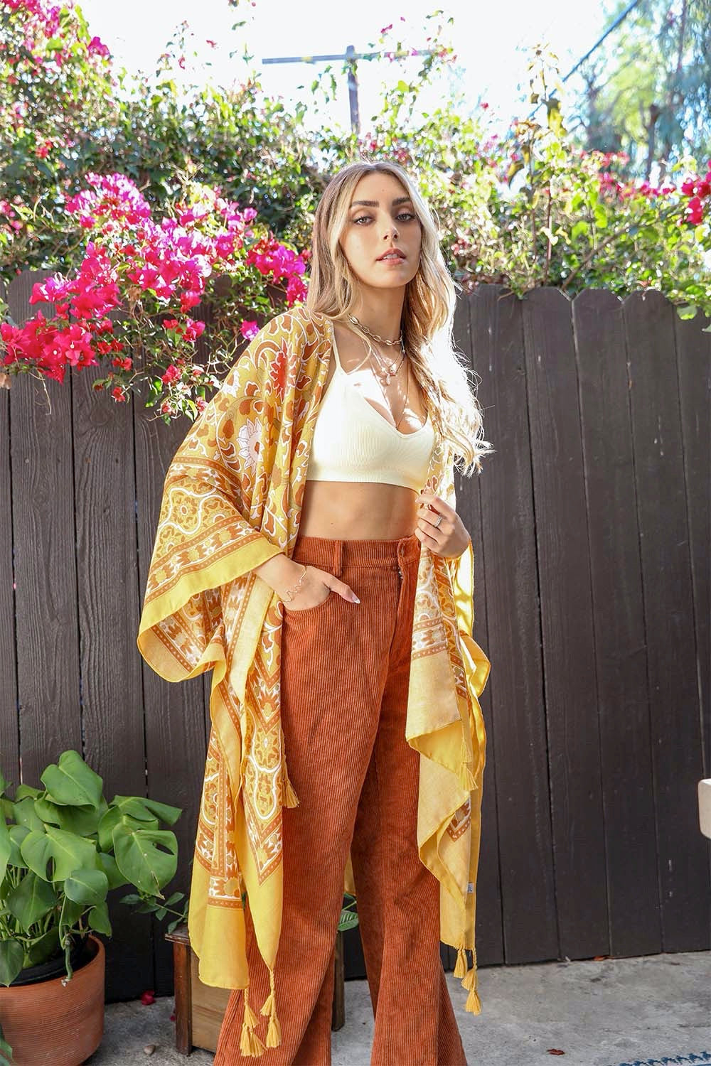 Moroccan Inspired Bohemian Kimono