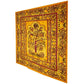 Yellow Tree of Life Peacock Tapestry